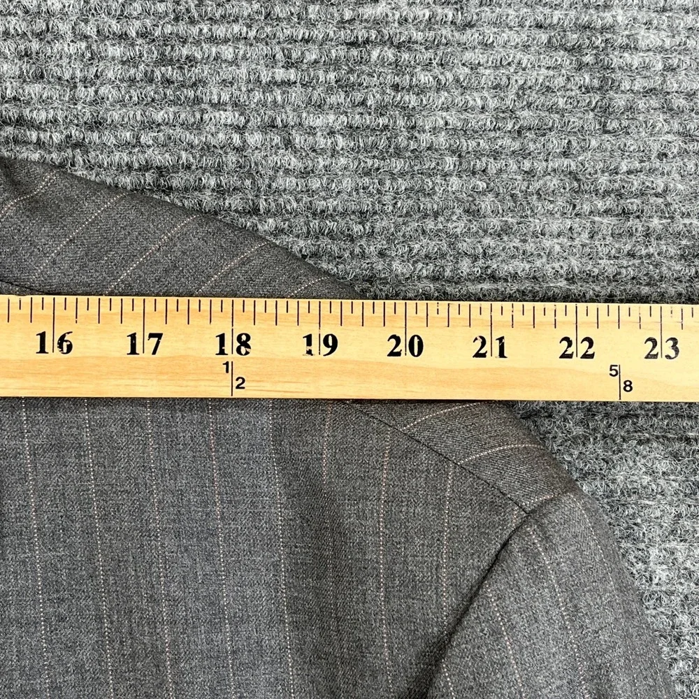 Ralph Lauren Wool Cashmere Blazer Mens 54R Pinstripe Pink Lining Professional